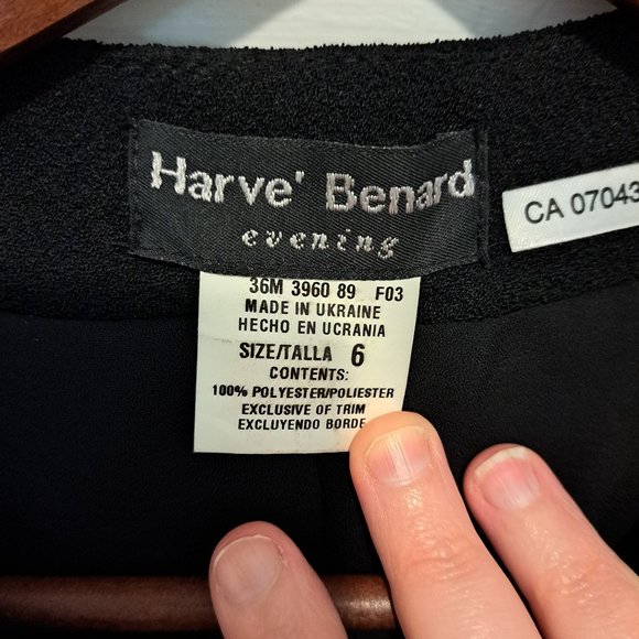 Vintage Black Jacket with Embellised Pockets - Picture 2 of 5